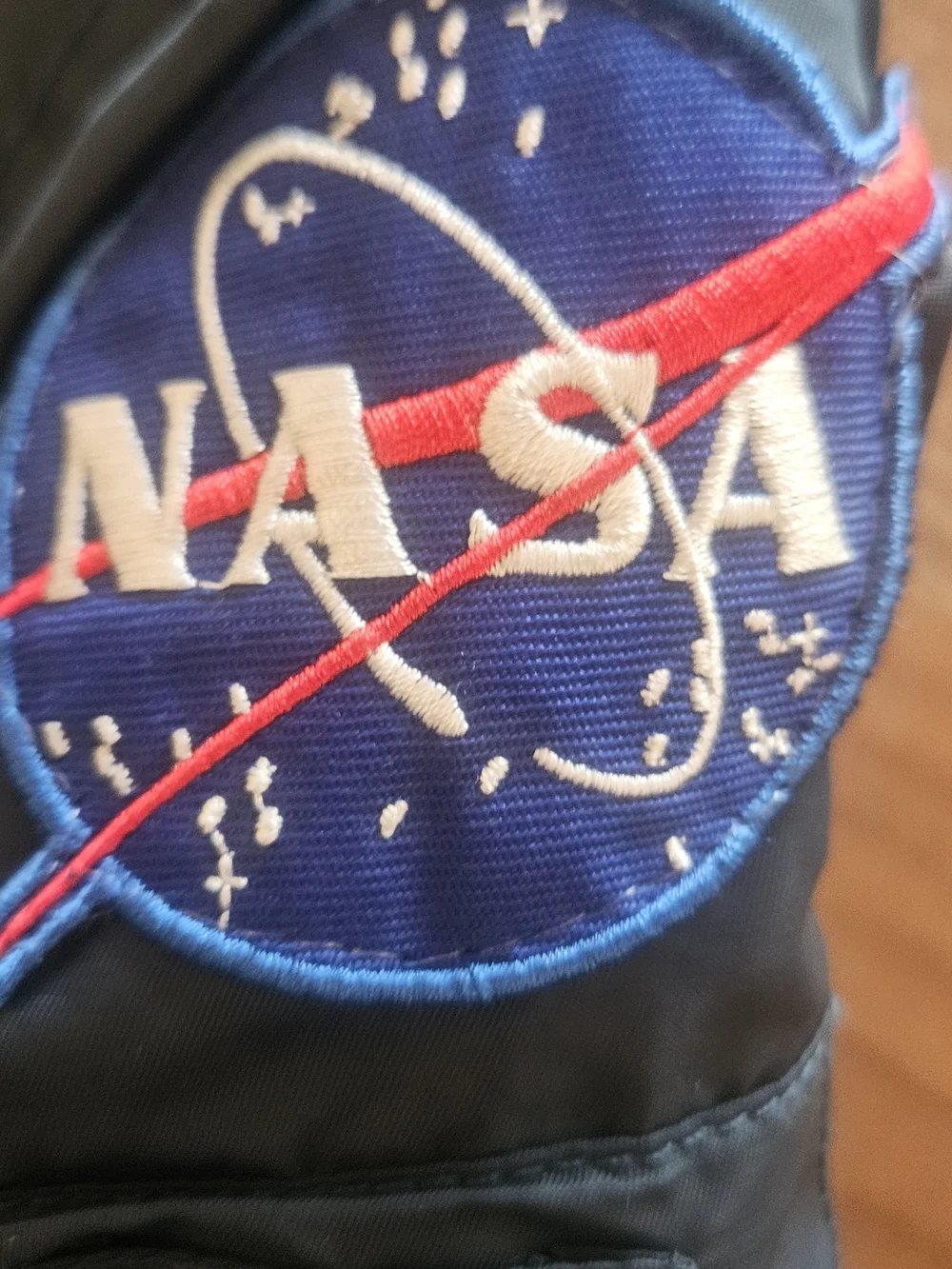 Kids  ✨️Nasa✨️ Up And Away Teal Bomber Jacket with Space Patch Details